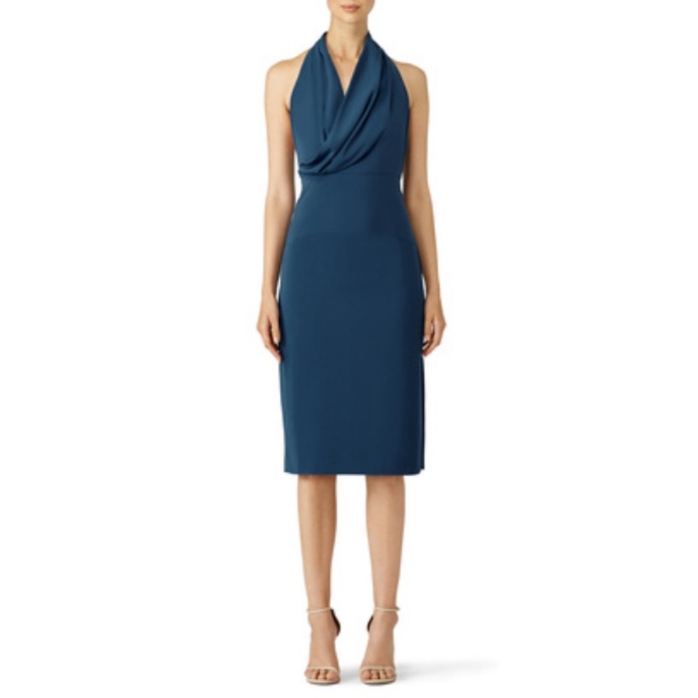 Keepsake Escape Midi Dress Blue